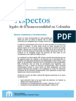 Aspectos Legales Sobre La Homosexualidad en Colombia