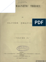 ELECTROMAGNETIC THEORY BY OLIVER HEAVISIDE VOLUME II