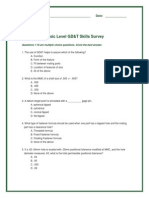 GDT Basic Skill Survey