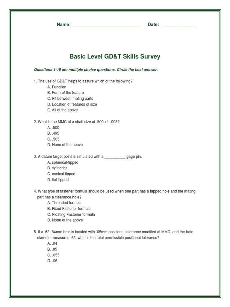 GDT Basic Skill Survey | PDF | Teaching Methods & Materials | Computers