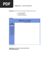 Module Name:: X-Mart Information