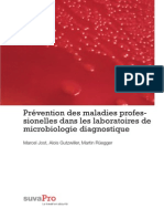 Prevention Des Maladies Professionelles Dans Les Laboratoires de Microbiologie Diagnostique