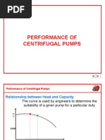 Performance of Centrifugal Pumps