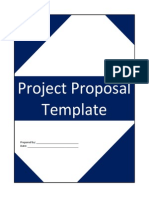 Project PropoProject Proposal Templatesal Template