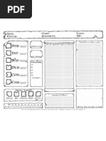 Dyson Logos BX Character Sheet