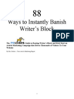 Banish Writers Block