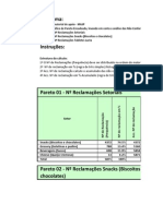 Pareto - Case Indústria de Guloseimas