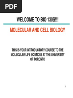 Download Notes for BIO130 University of Toronto by jasmineopara SN203575656 doc pdf
