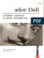 Libelo contra a arte moderna de Salvador Dali