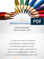 Mídias Na Educação: Várzea Grande - 2012