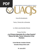 Ensayo Efecto de Halo