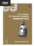 CRIMENES FARMACEUTICOS - TERESA FORCADES