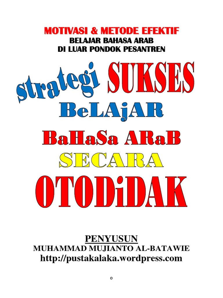 Strategi Sukses Belajar Bahasa Arab Secara Otodidakpdf