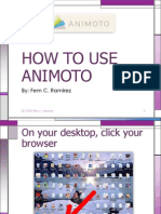 How To Use Animoto