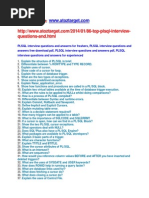 PL SQL Interview Questions and Answers