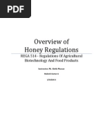 Overview of Honey Regulations in Canada