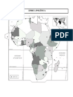 Mapa Mudo Politico Africa