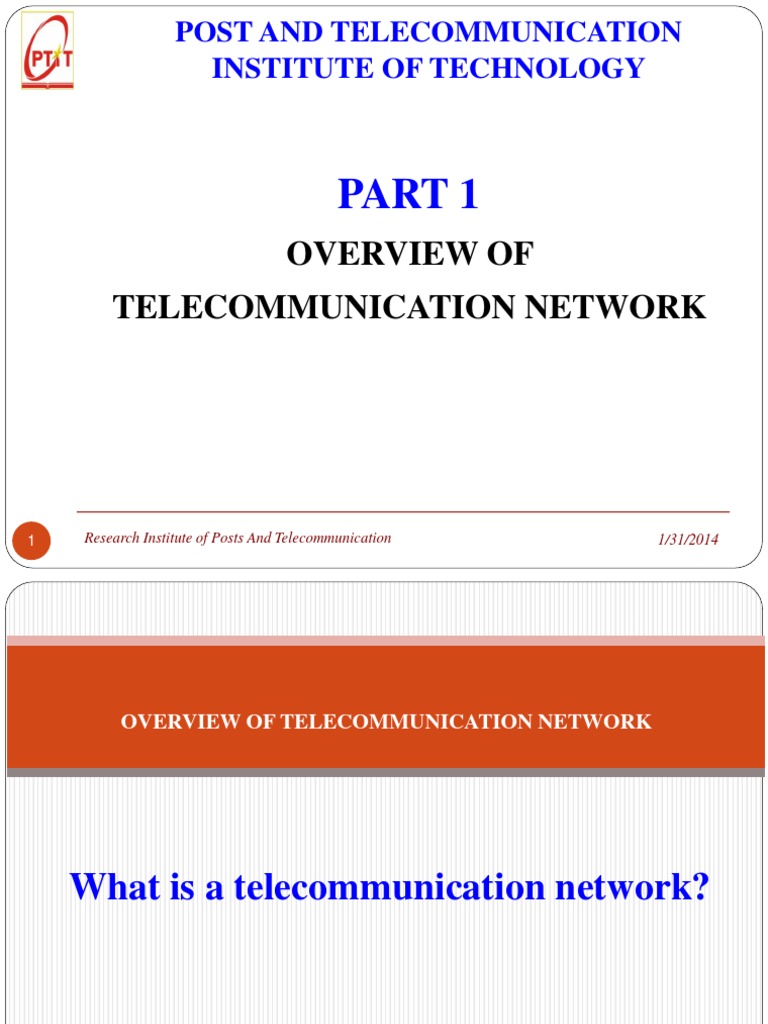 Part 1.1 Overview Telecom Network | PDF | Osi Model | Computer Network
