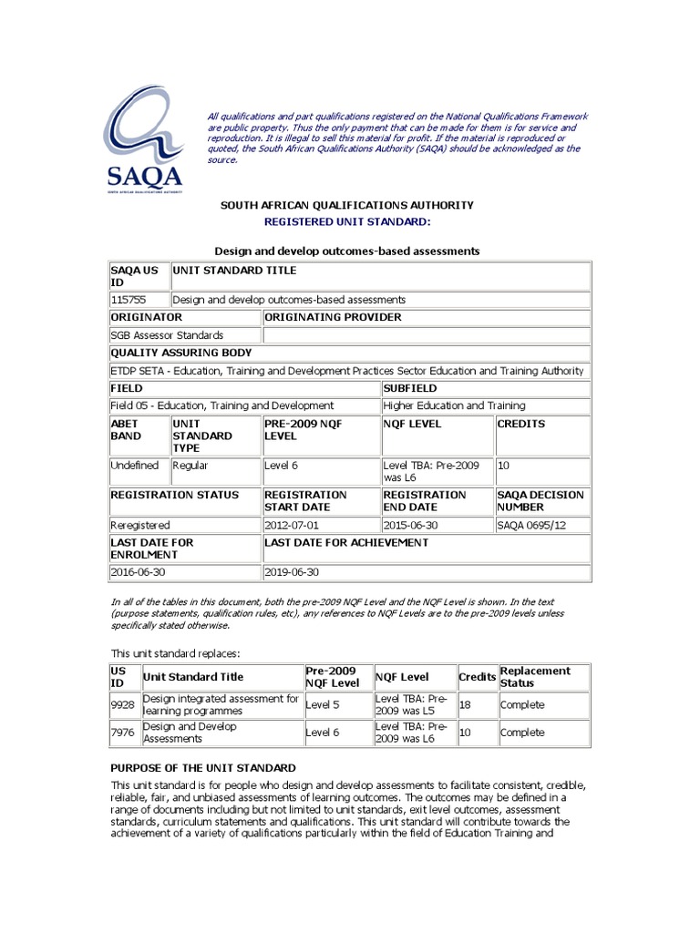 Design And Develop Pdf Educational Assessment Evaluation