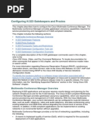 Configuring H.323 Gatekeepers and Proxies: Multimedia Conference Manager Overview