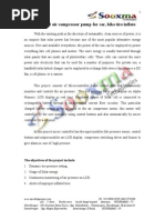 Download SET-658Solar Based Air Compressor Pump for Car Bike Tire Inflate by mrudulananjaiah SN203623563 doc pdf