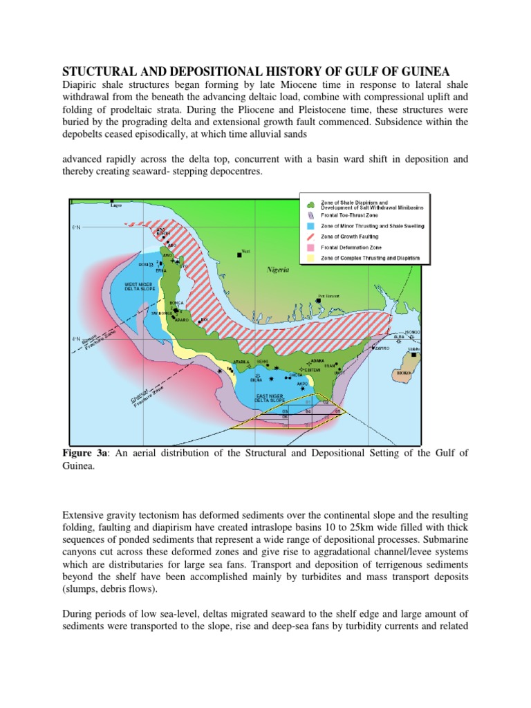 Stuctural And Depositional History Of Gulf Of Guinea River Delta Sedimentary Basin