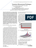 Power Quality Parameters Measurement Techniques