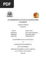 Download Geopolymer Concrete Thesis by yogeshgurubaran SN203630689 doc pdf