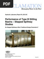 Download Performance of Type III Stilling Basins - Stepped Spillway Studies by Ravindra Subramaniam Kashyap SN203631248 doc pdf