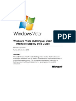 Windows Vista Multilingual User Interface Step by Step Guide