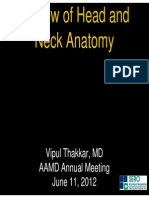 Review of Head and Neck Anatomy Landmarks and OARs for Radiation Planning
