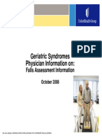 Geriatric Syndromes Physician Information On