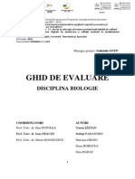 Ghid de Evaluare-Disciplina Biologie