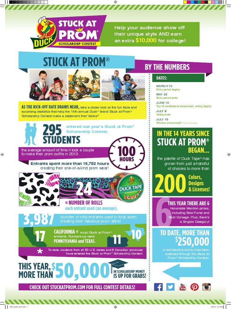 Stuck at Prom Infographic PDF