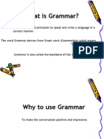 Speeches of English Grammar