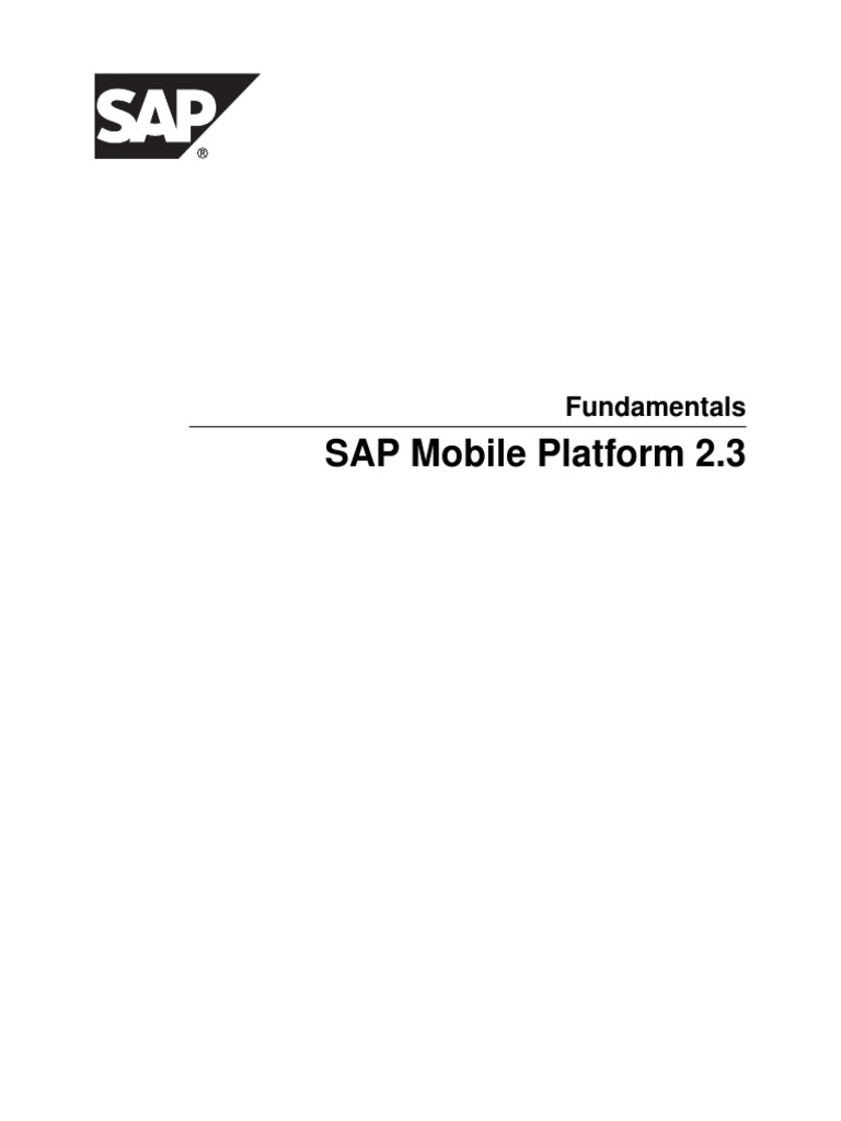 SMP Fundamentals PDF | PDF | Web Application | Mobile App