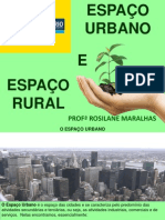 Espaço Urbano e Rural