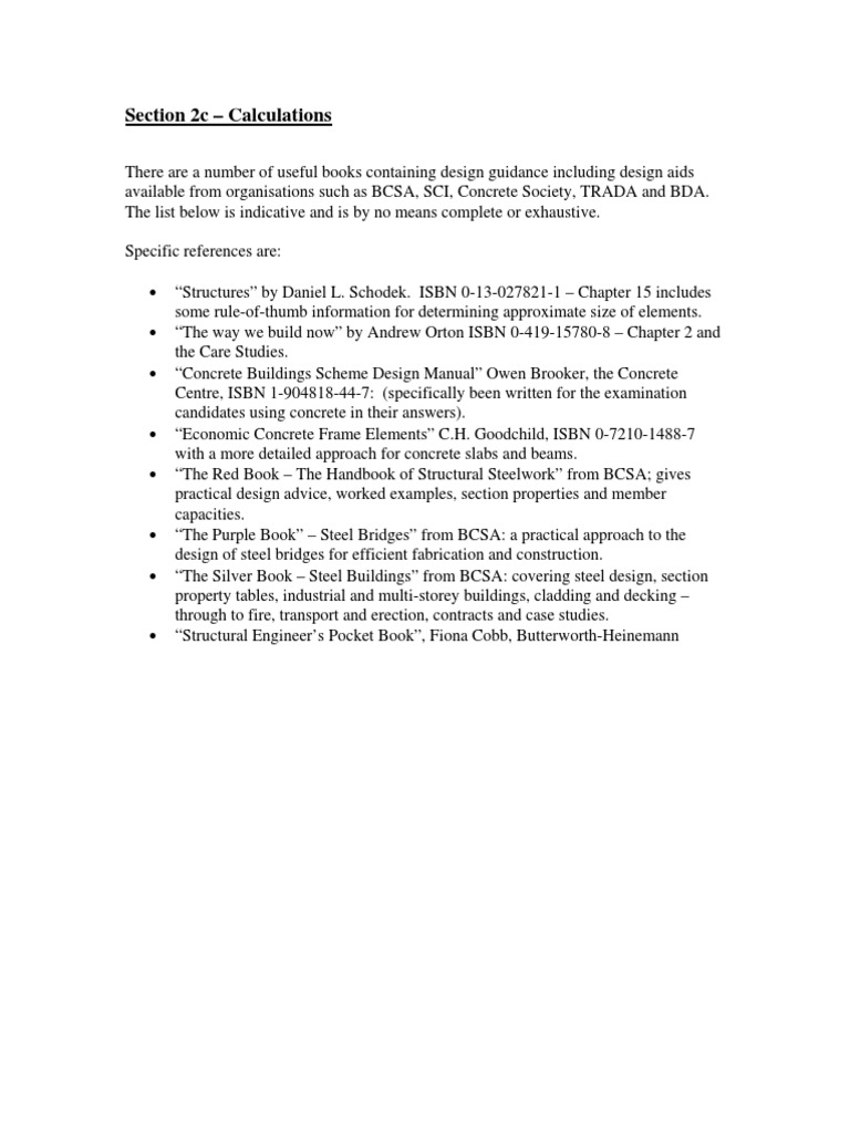 Section 2c - Calculations | PDF