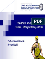 Pravilnik o Sredstvima Lične Zaštite I Ličnoj Zaštitnoj Opremi