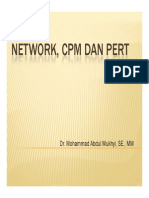 Network - CPM Dan PERT