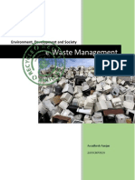 E-Waste Management Term Paper