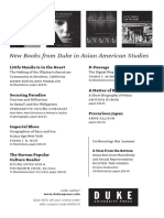 Duke University Press Program Ad For The Association For Asian American Studies 2014 Conference