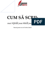 Cum Sa Scrii Mai Repede Mai Mult Si Mai Bine