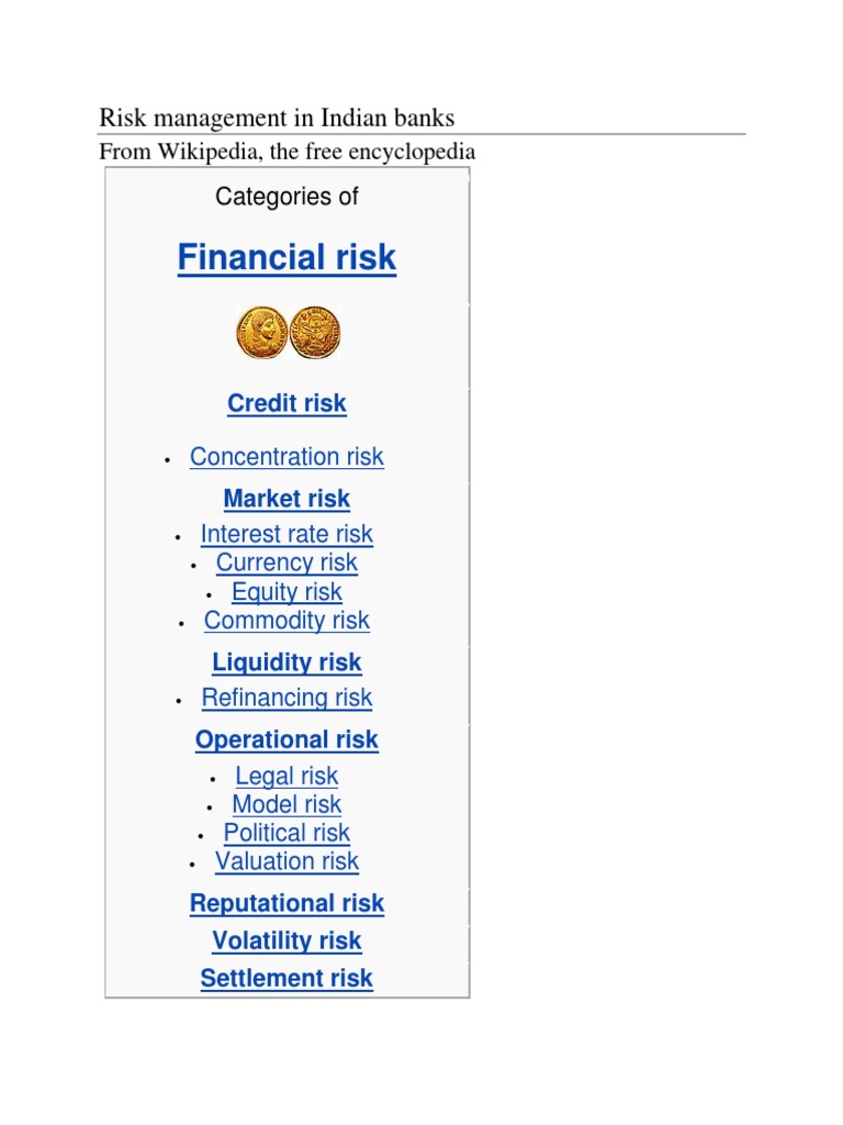 Risk Management in Indian Banks | PDF | Risk | Financial Services