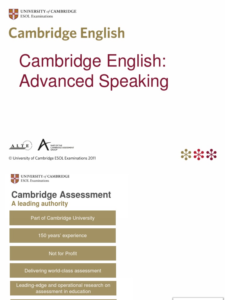 Advanced Speaking Webinar | PDF | Career & Growth