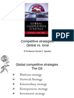 glbal competitive strategy