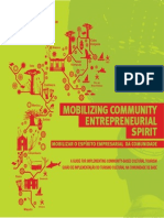 Mobilizing Community Entrepreneurial Spirit: Mobilizar O Espírito Empresarial Da Comunidade