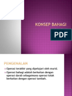 Konsep Bahagi