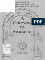 David Salo - A Gateway To Sindarin - A Grammar of An Elvish Language