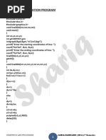 Graphics Lab Program